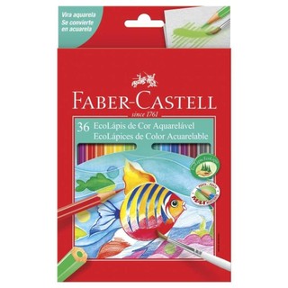 LAPIS DE COR 36 CORES AQUARELA FABER CASTELL