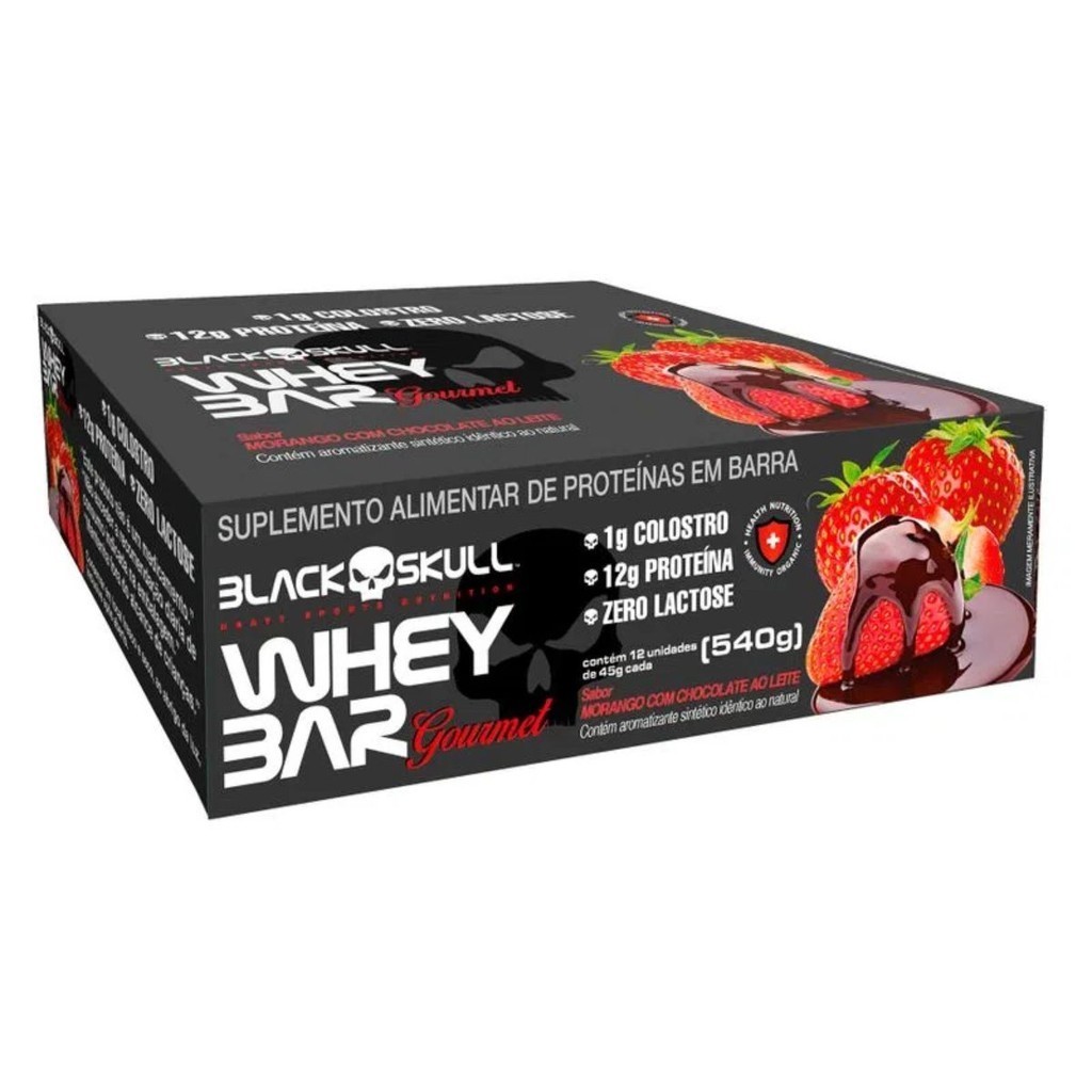 Whey Bar Display C/12 45g Blackskull