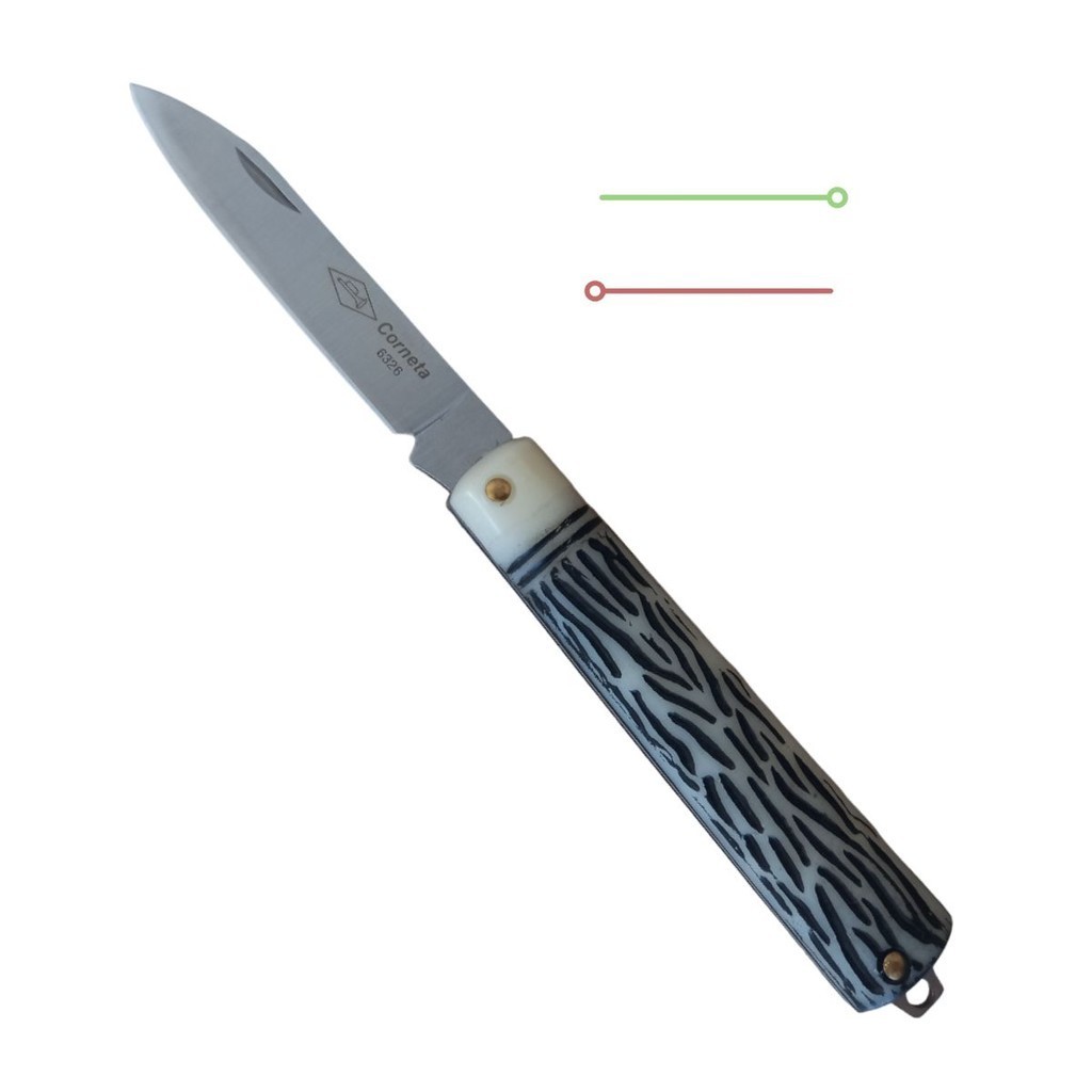 Canivete Lâmina Estreita Corneta Basic Uso Geral Inox 7"