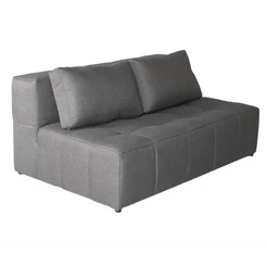 Sofá 2 Lugares Modular Soho Linho Cinza