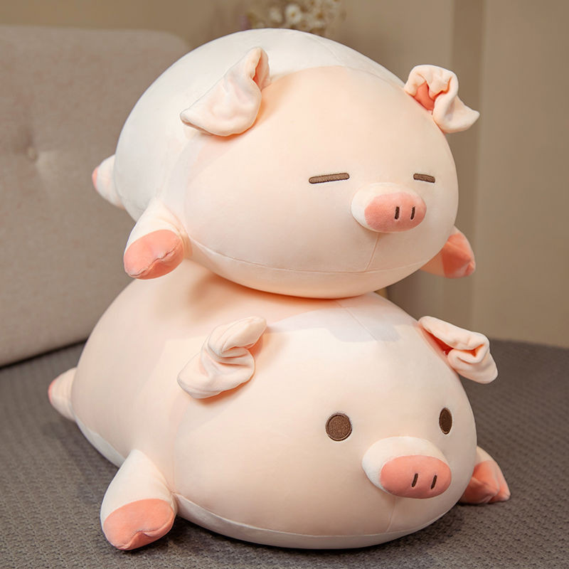 Boneca de porco bonito brinquedo de pelúcia Piggy boneca pelúcia para dormir abraço cama travesseiro Super macio boneca