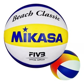 Bola Vôlei de Praia Mikasa (ORIGINAL) BV552C WYBR Oficial FIVB Volei de areia