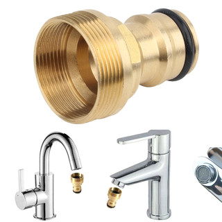 1 Pçs Universal Adaptadores De Cozinha Torneira Bronze Rega Ferramentas Jardim Conector Misturador Mangueira Adaptador B