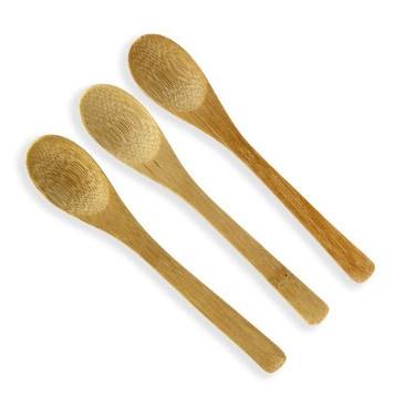 Kit 3 Mini Colheres de Bambu 13cm em Oferta na Shopee