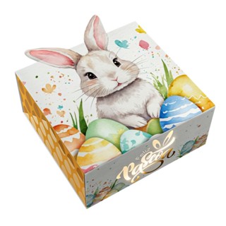 Embalagem p/4 Brigadeiro Pascoa Coelho - Pcte c/25 unid em Oferta na Shopee