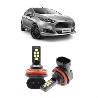Par Lampada LED Bulbs Farol Milha New Fiesta 2013 2014 2015 2016 2017 6000k em Oferta na Shopee