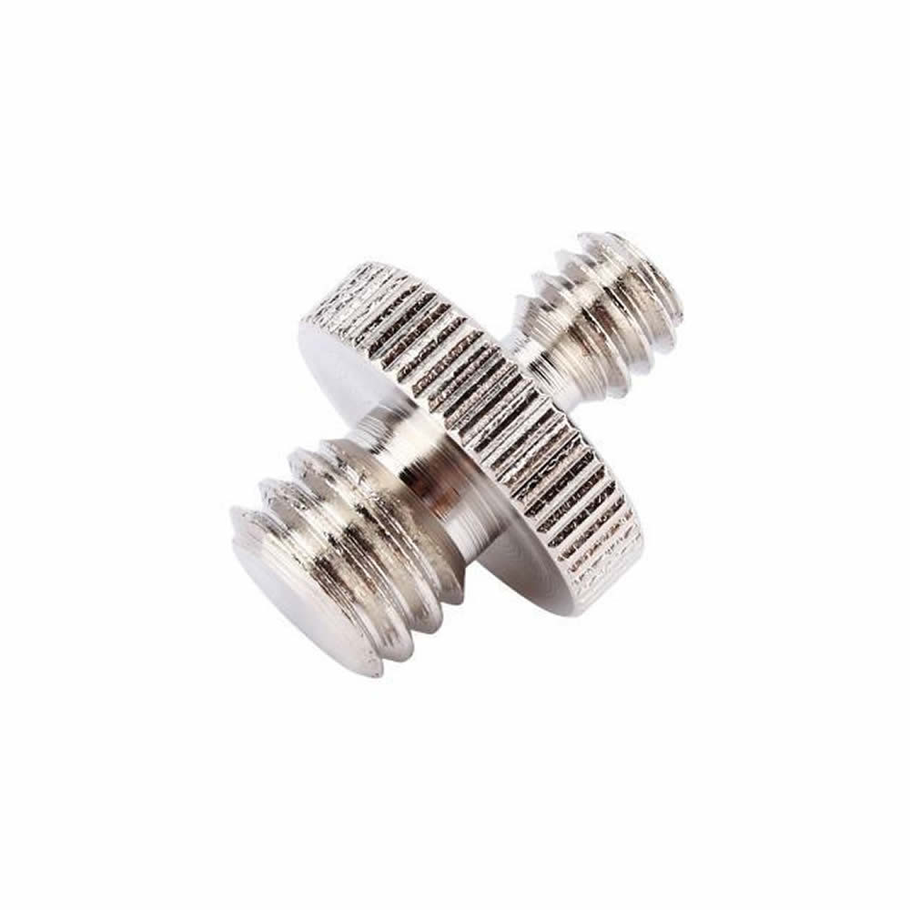 Parafuso Conversor Adaptador Macho 1/4 x Macho 3/8 em Aço 1/4" polegada x 3/8" Serve Converter Tripé Câmera Cabeça Etc