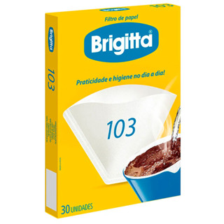 Filtro de papel 103 caixa com 30 unidade Brigitta
