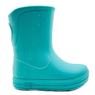 Galocha Infantil Divertida Confortável Com Glitter Ponto De Luz Plugt - Azul Tiffani em Oferta na Shopee