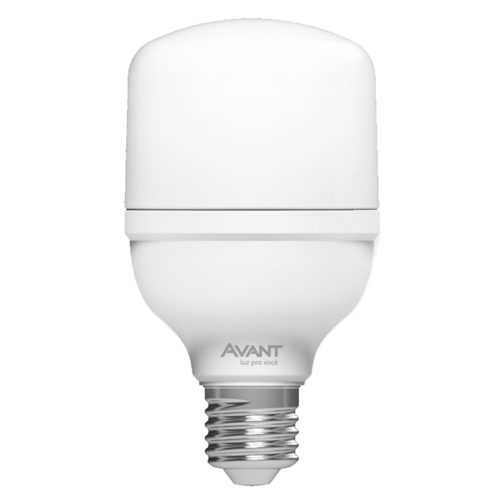 10 Lâmpadas Led Bulbo HP 30w Luz Branca 6500k E27 Avant — imagem 2 de 2