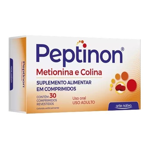 Peptinon = Xantinon 30 Comp Metionina + Colina - Arte Nativa