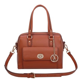 Bolsa Baú Bolso e Fecho Fellipe Krein Aw22 - Caramelo