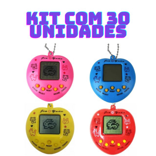 Kit com 30 Bichinho Virtual Original Egg 168 Bichos Em 1 Nostálgico Pet Virtual