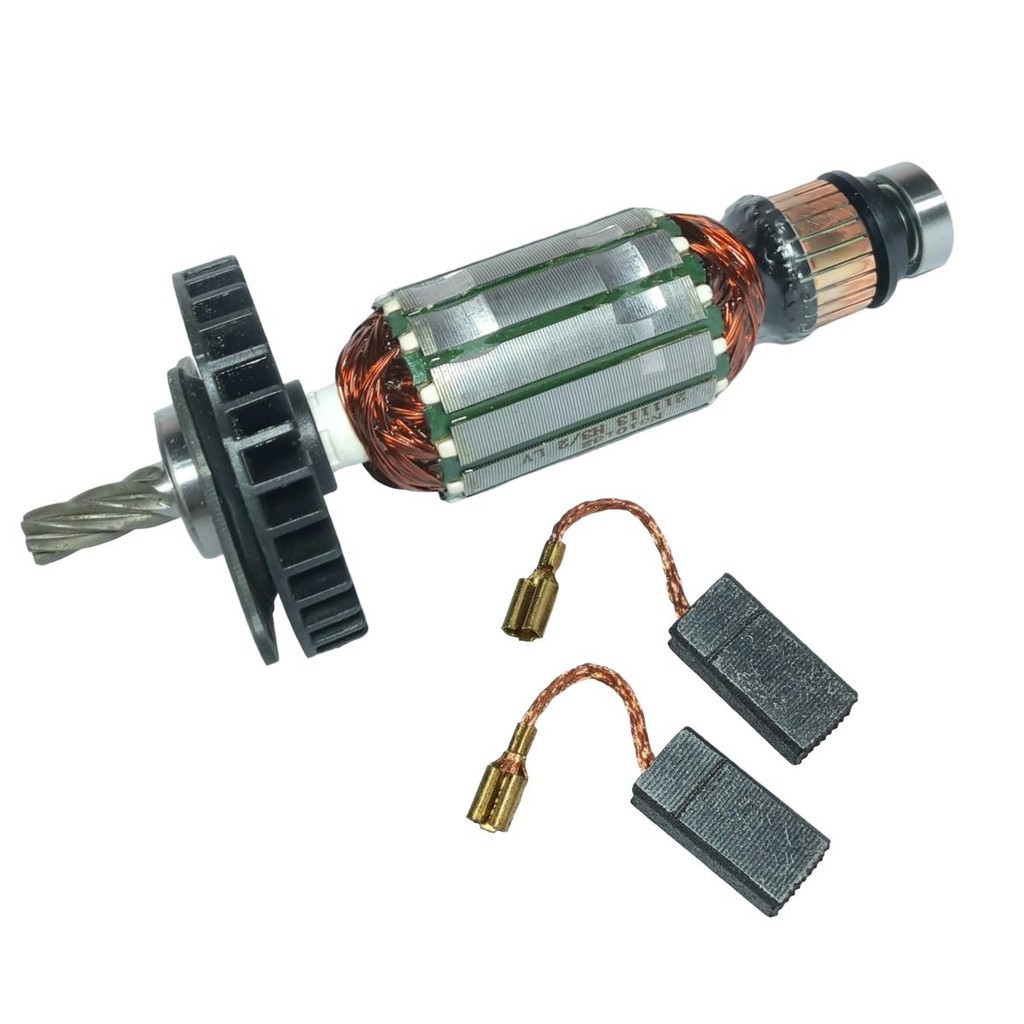 Induzido 127V + Escovas De Carvão P Martelete SHR263 Stanley