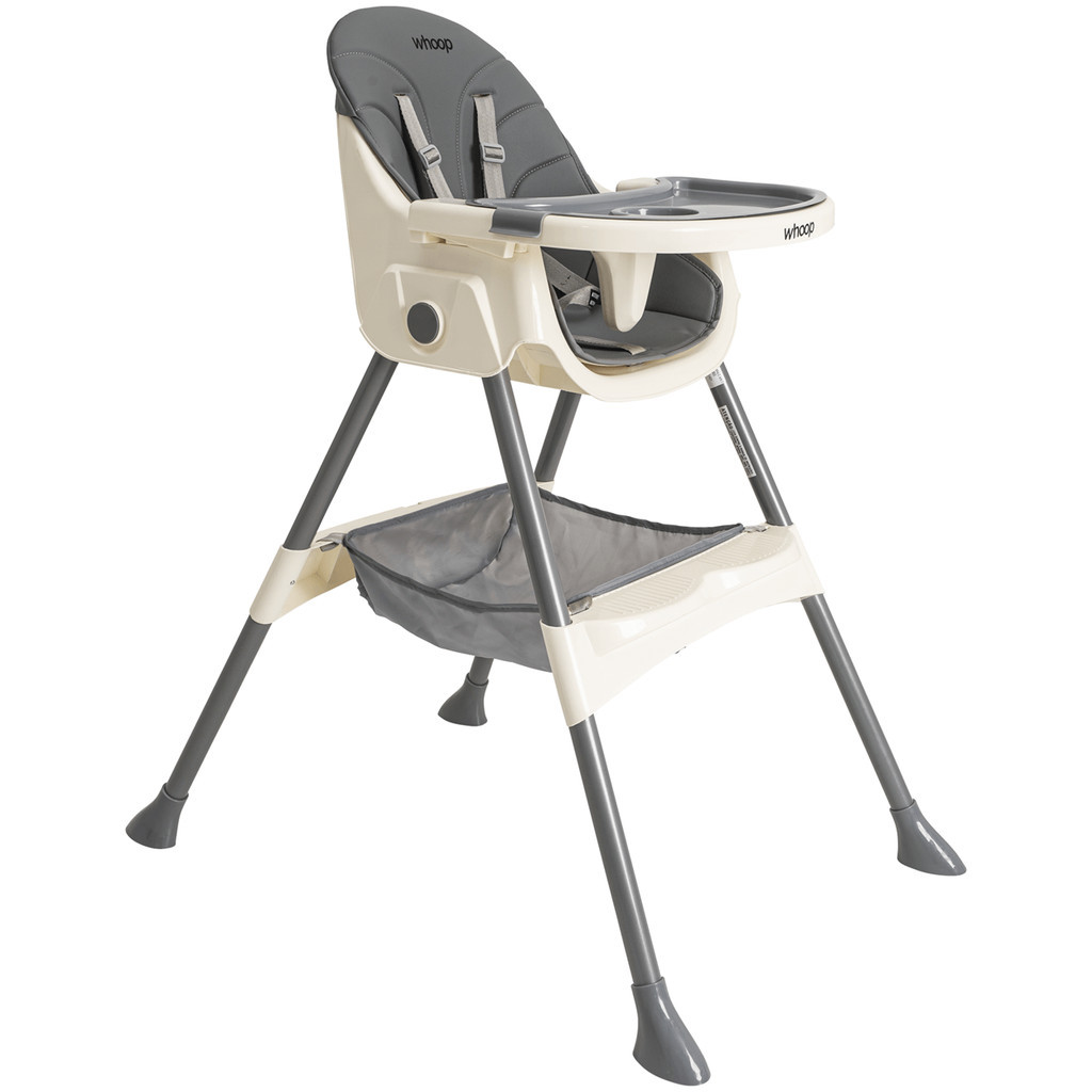 Cadeirinha de Alimentação Portatil Kiddo Papinha 2 em 1 Cinza em Oferta na Shopee