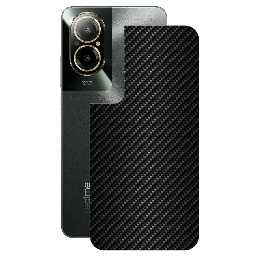 Película para Realme C67 - Traseira de Fibra de Carbono Preta - Gshield em Oferta na Shopee