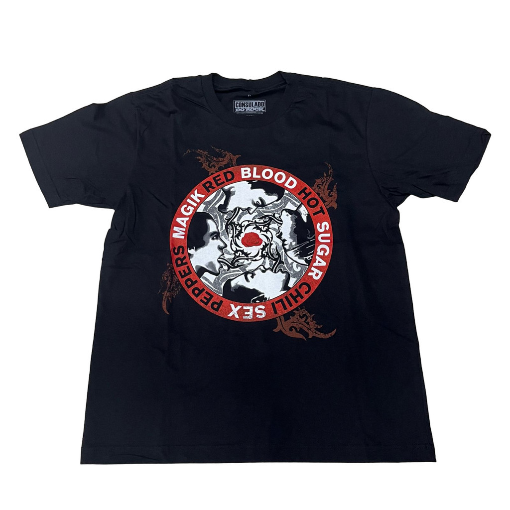 Camiseta Red Hot Chilli Peppers Camisa Banda de Rock Indie Progressivo E005
