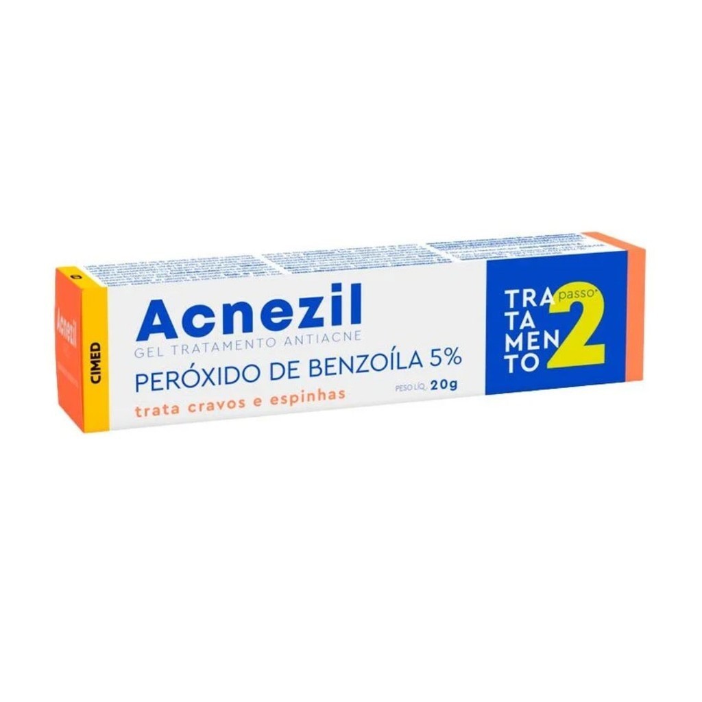 Acnezil Gel Tratamento Para Acne Cimed 20g