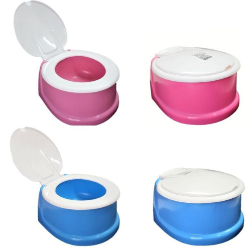 Troninho Assento Infantil Pinico Peniquinho Neném - 22 x 19 x 12 cm - 900ml - Incentivo Desfralde Com Tampa