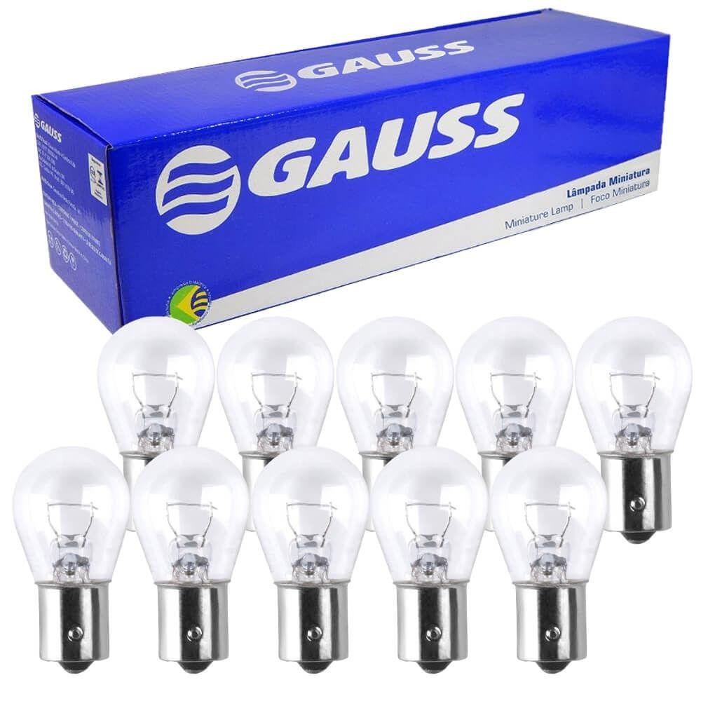10 Lâmpada Gauss Miniatura Incolor 21w 12v 1 Polo em Oferta na Shopee