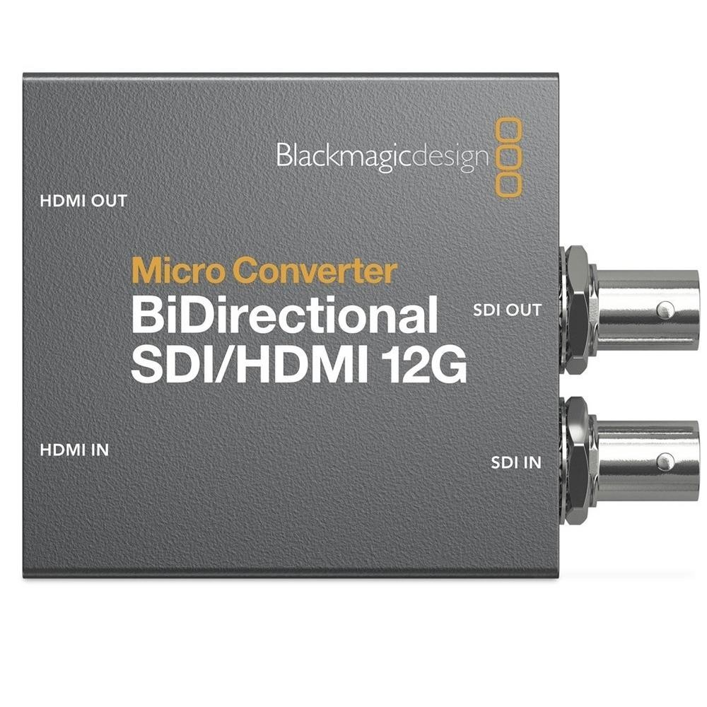 Micro Conversor Blackmagic Bidirecional SDI/HDMI 12G (Com Fonte)