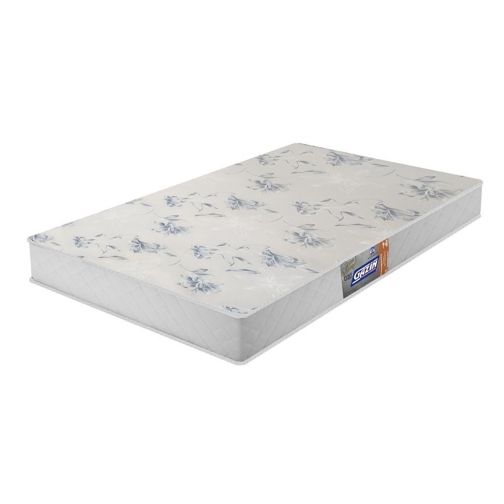 Colchão Solteiro de Espuma D20 Supreme Branco 78x188x12cm - Home & Living