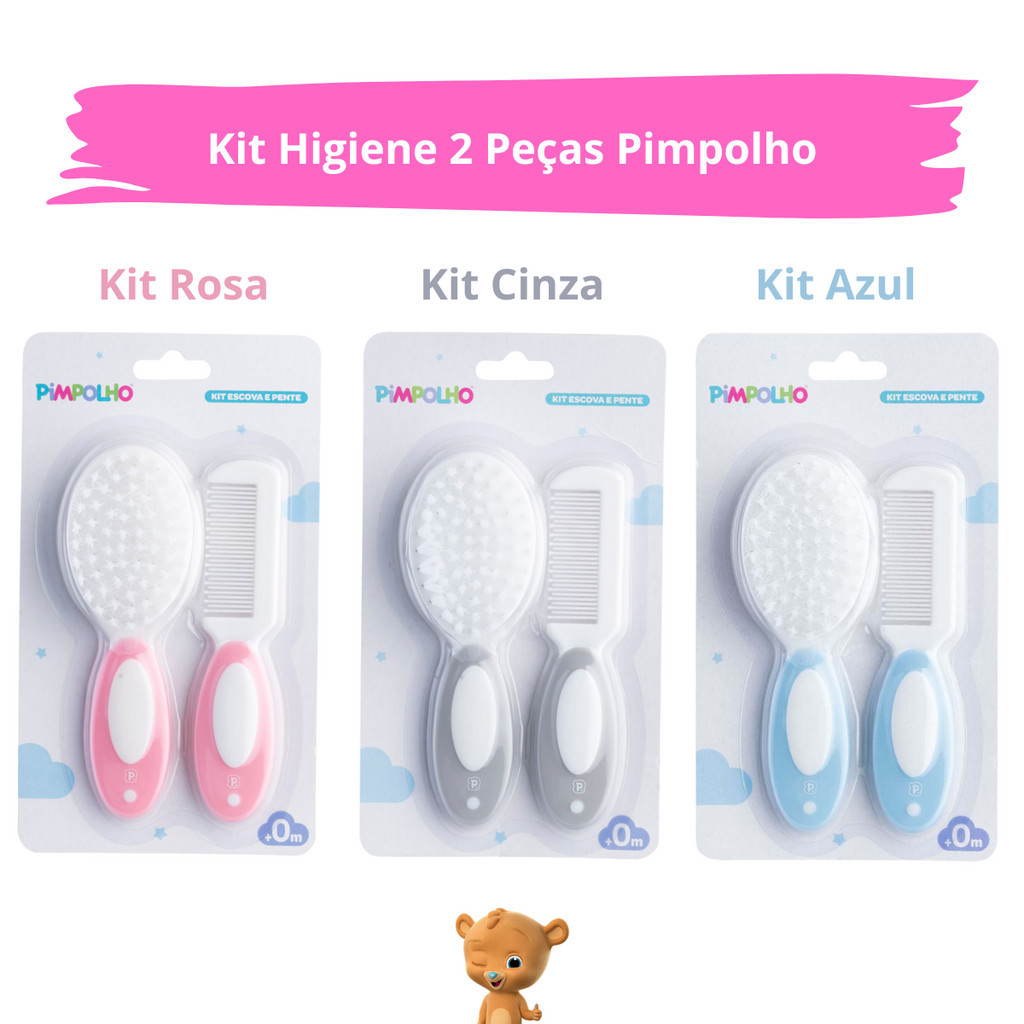 Kit Higiene de Bebê Pimpolho 2 Peças