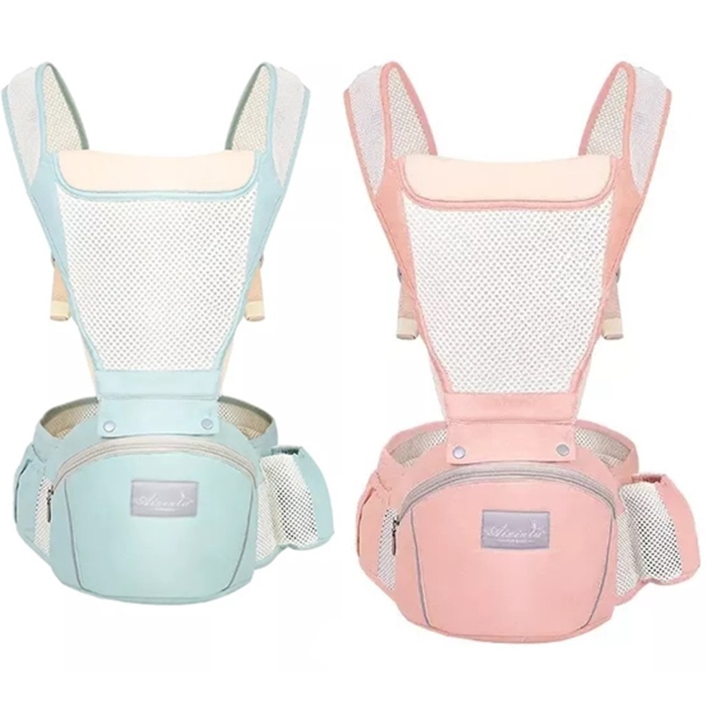 Canguru Ergonômico de Passeio Carregador de Bebê 6 Posições Confort Cool Mucca