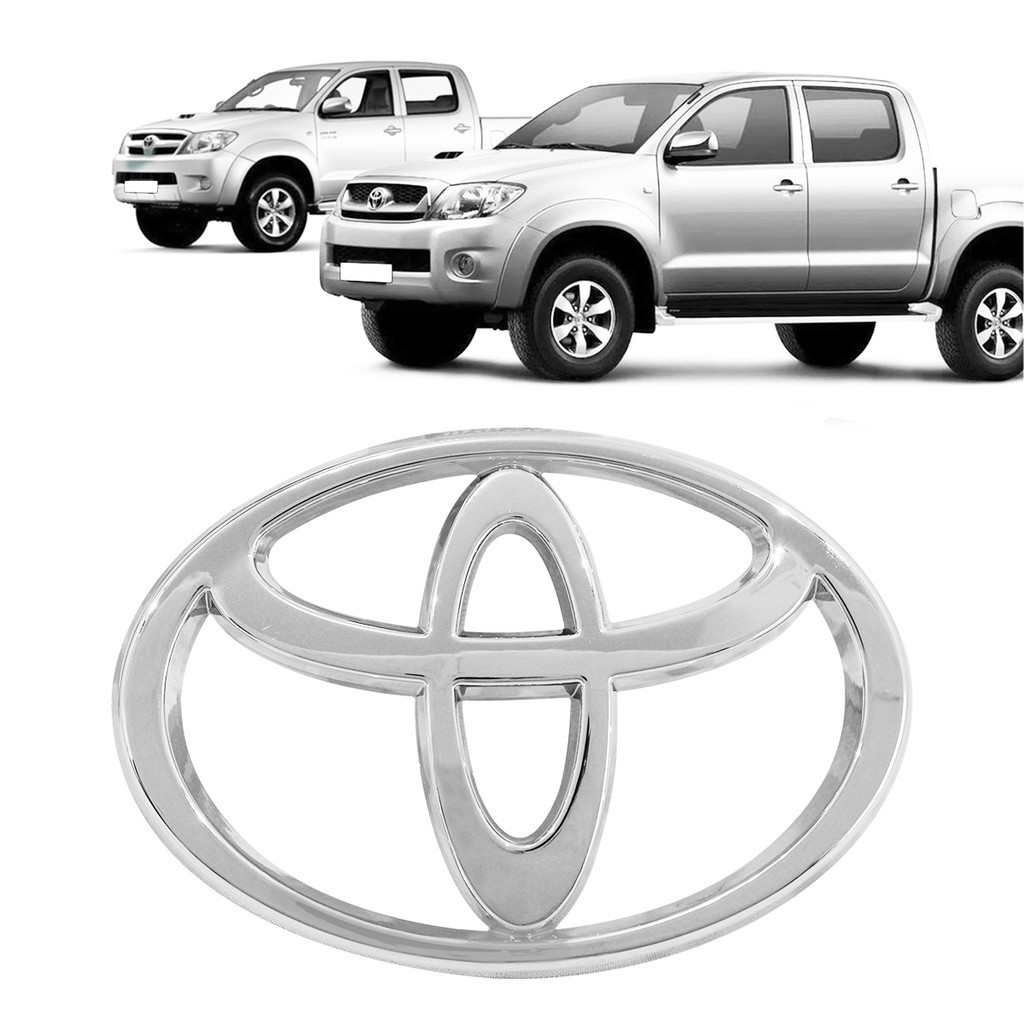 Emblema Da Grade Hilux Srv SW4 2005 Até 2015 Cromado