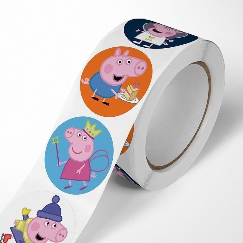 500pcs Peppa Pig Page Sticker Papel Criativo Pe em Oferta na Shopee