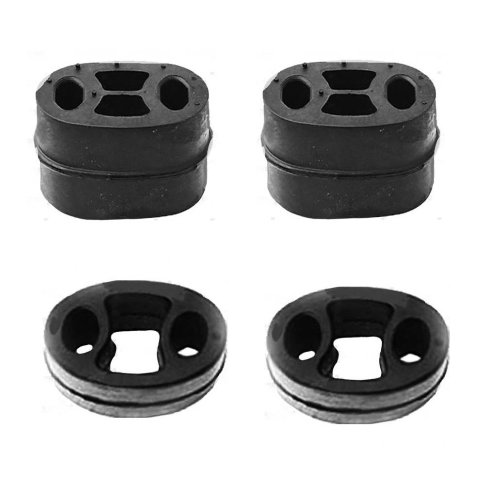 Kit 4 Coxim Escapamento Silencioso Corsa 1994/2002 Sedan 1995/2003 Corsa Wagon 1997/2002