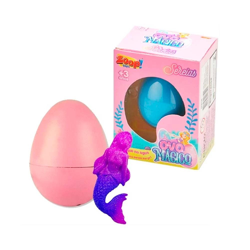 Brinquedo Ovo Supresa Magico Com Sereia Colecionar 1Un