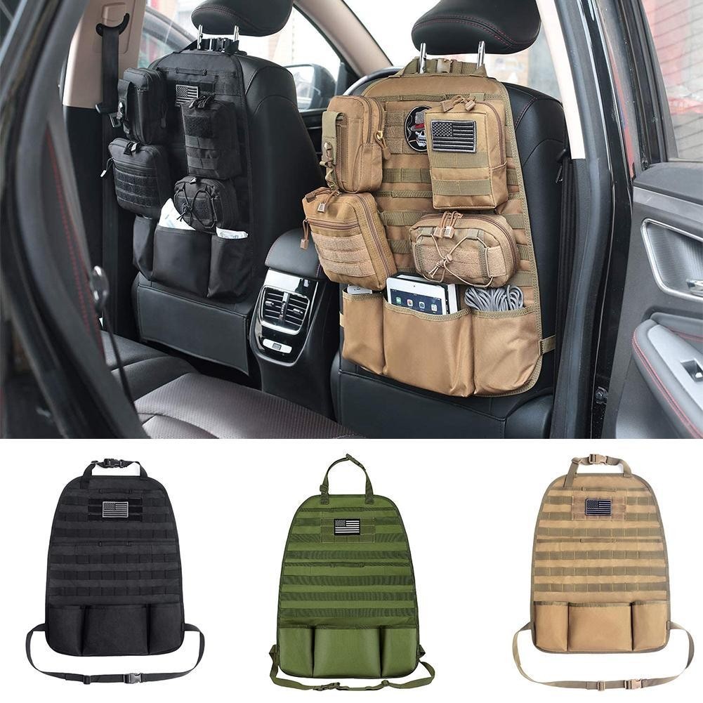 LUC Car Organizador De Bancos Traseiros Com Bolsa Molle Saco De Armazenamento De Grande Capacidade Para Aventuras Ao Ar Livre E Viagens De Estrada