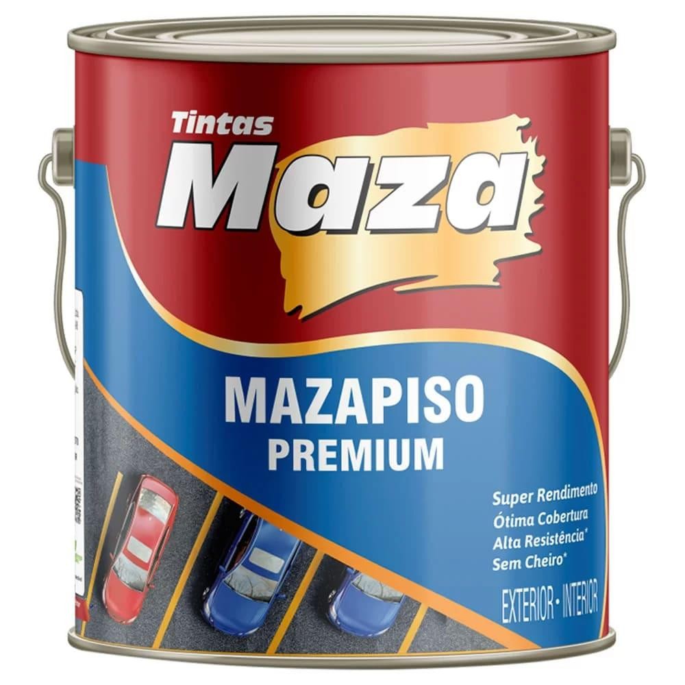 Tinta Piso Cimento Cobre Fissuras Super Resistente Maza Lata 3,6L Rende muito Se