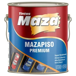Tinta Piso Cimento Cobre Fissuras Super Resistente Maza Lata 3,6L Rende muito Sem Cheiro