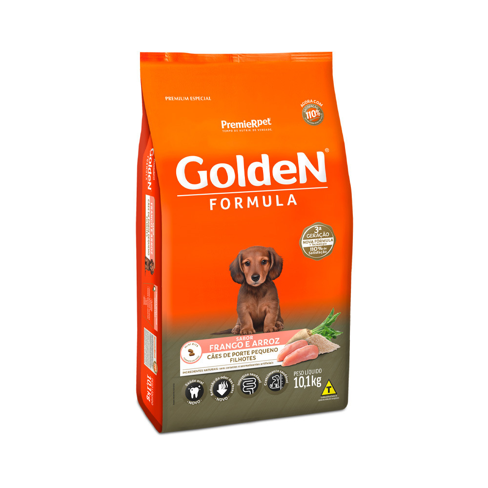 GOLDEN FORMULA CAES FILHOTE FRANGO MINI BITS 10,1KG