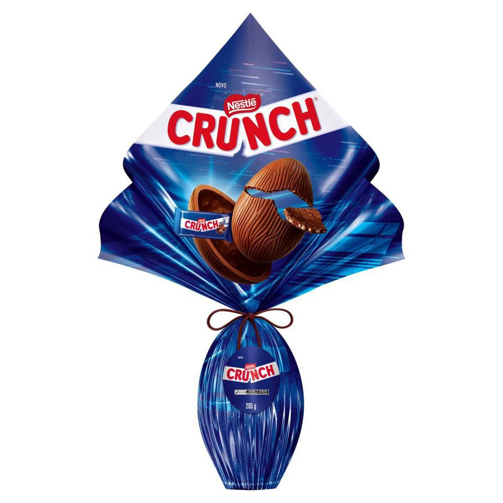 Ovo De Páscoa Crunch Ao Leite Nestlé 205g