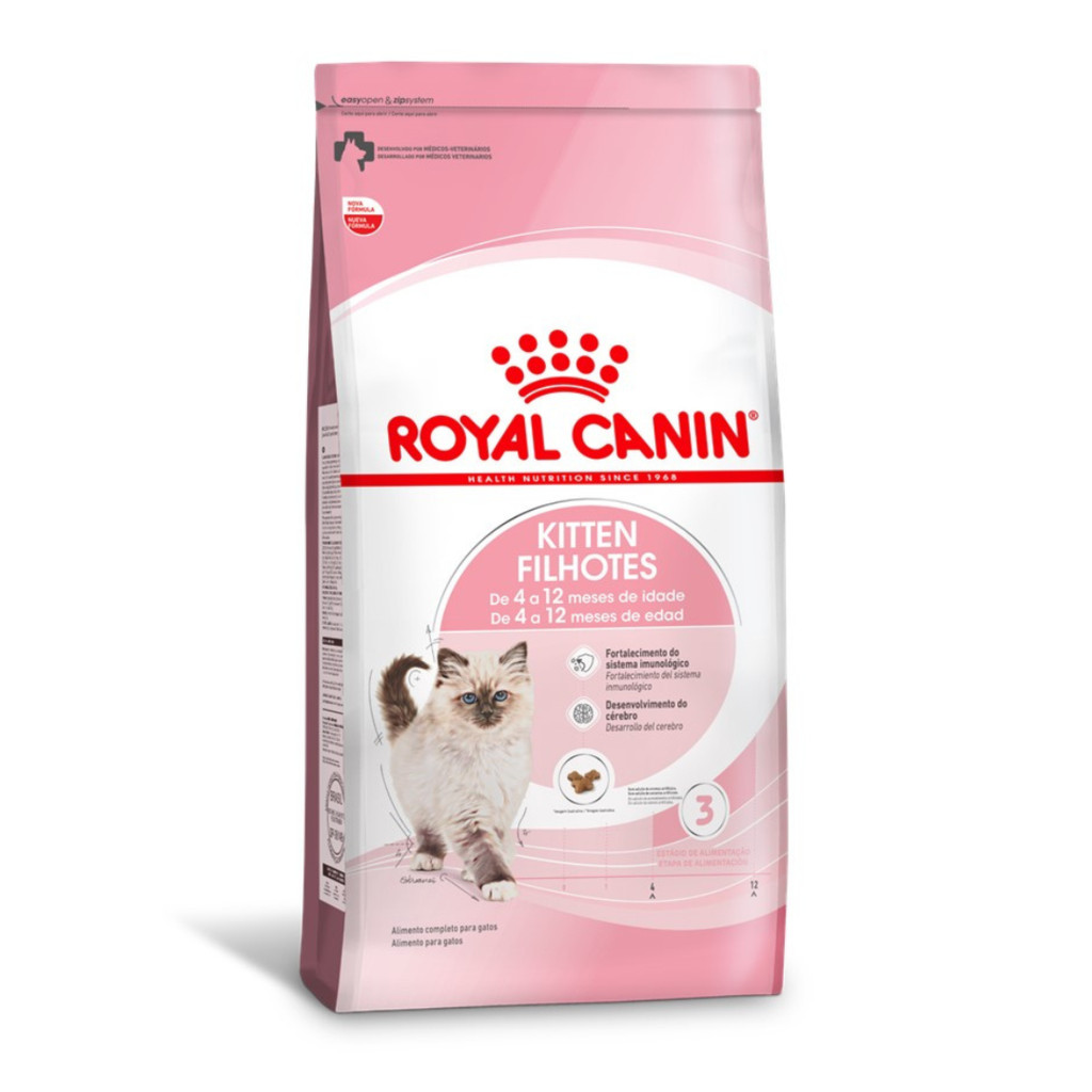 Ração Royal Canin Feline Kitten para Gatos Filhotes 1,5 kg em Oferta na Shopee