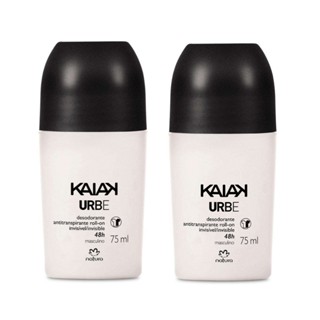 Kit 2 Desodorante Roll On Kaiak Urbe Masculino  75 ml em Oferta na Shopee