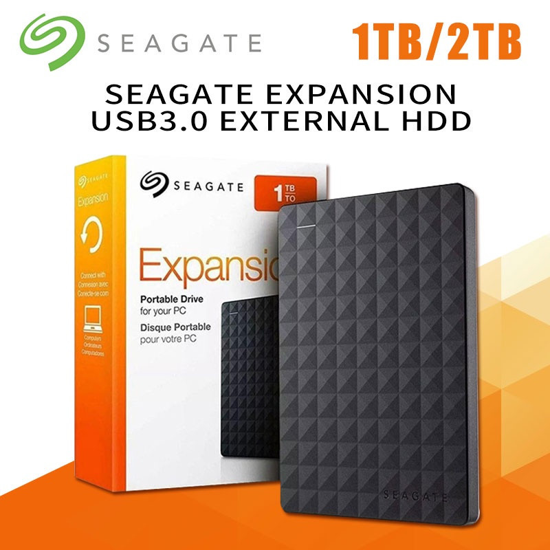 Seagate  4TB Disco Rígido Externo HD 2TB 1TB USB 3.0 Estendido