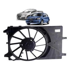 Defletor Ventoinha Agile Montana Nova Com Ar Condicionado