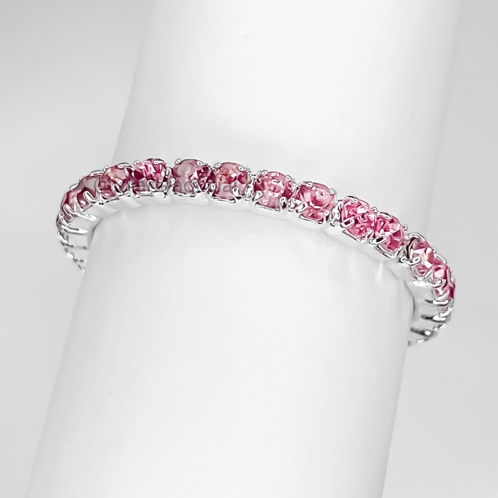 Aliança com Pedra Rosa - Comprar com Melhor Preço em Anéis