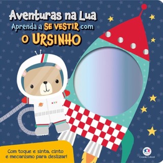 Livro Cartonado Aventuras na Lua em Oferta na Shopee