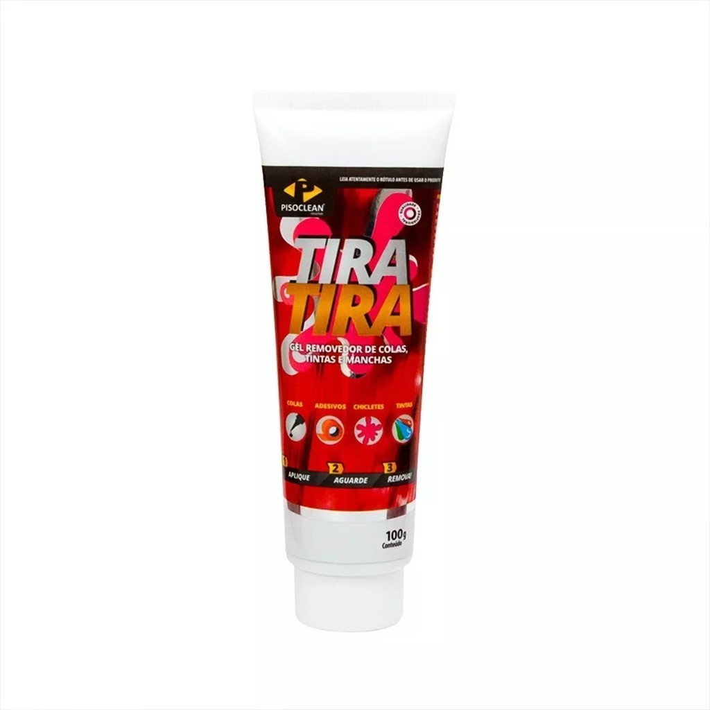 Super Gel Removedor de Colas, Tintas e Manchas - Tira Tira Pisoclean