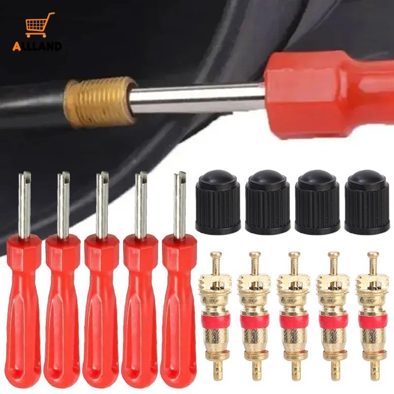 Chave De Fenda Para Remoção Do Núcleo Da Haste Válvula Pneu Carro Universal Reparo De Pneus Com Ranhuras De Cabo De Bicicleta Automática Instalar Acessórios