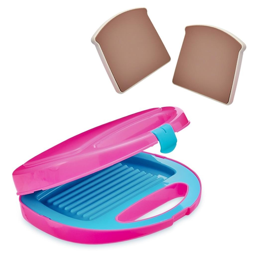 Sanduicheira De Brinquedo Com Paes Colecao Cozinha De Brinquedo Chapa De Lanches - Usual Brinquedos