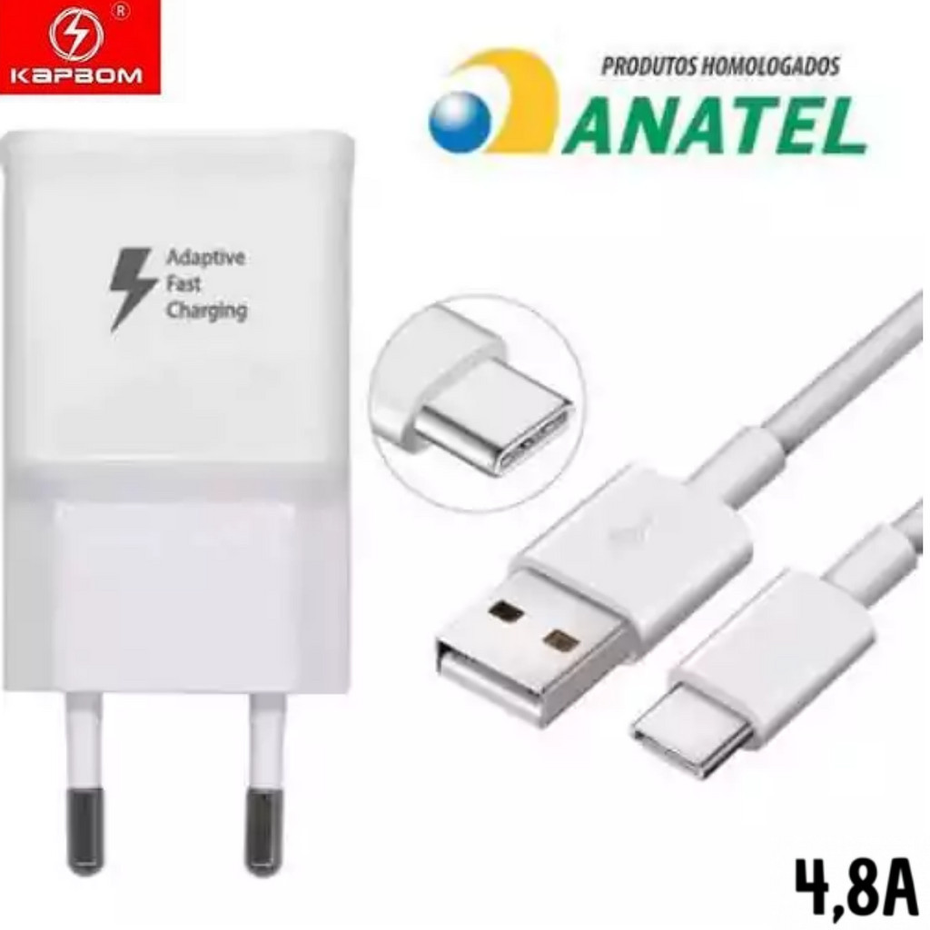 Carregador Tipo C Turbo A03S A21S A22 A23 S10E S20 M20 M30 M31M32 M51 A11 A12 A20 A21S A30S A31 A32 A50 A51 A70 A71 A80
