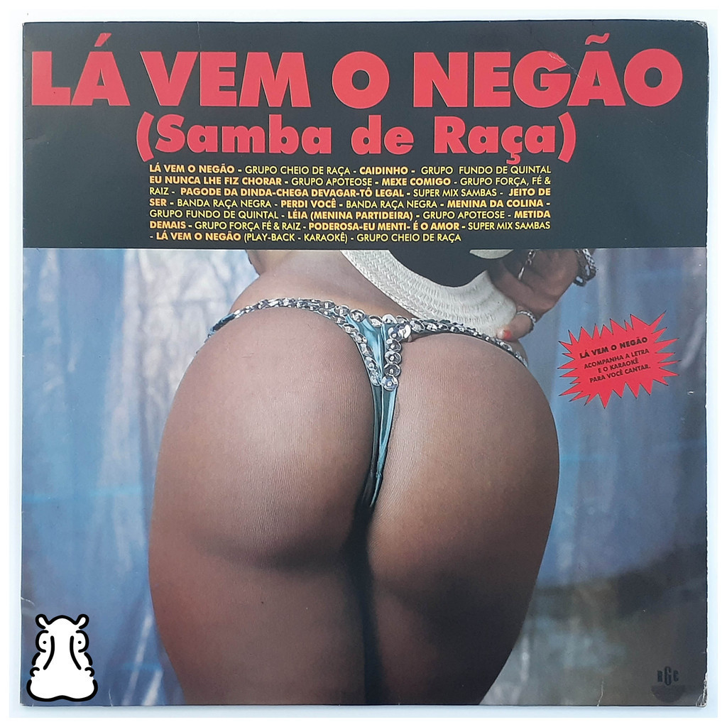 LP Lá Vem O Negão - Samba De Raça - Disco de Vinil 1994 - Hm