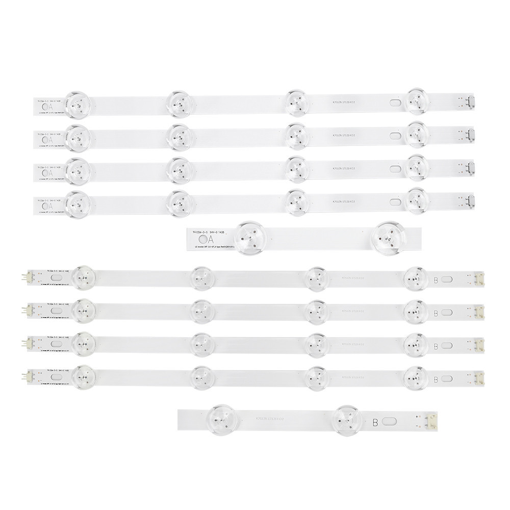 Barra de LED Compatível 42LB5800 42LB5600 42LB5500 42LB6200 42LF5500 Kit Completo 8 Barras Novas