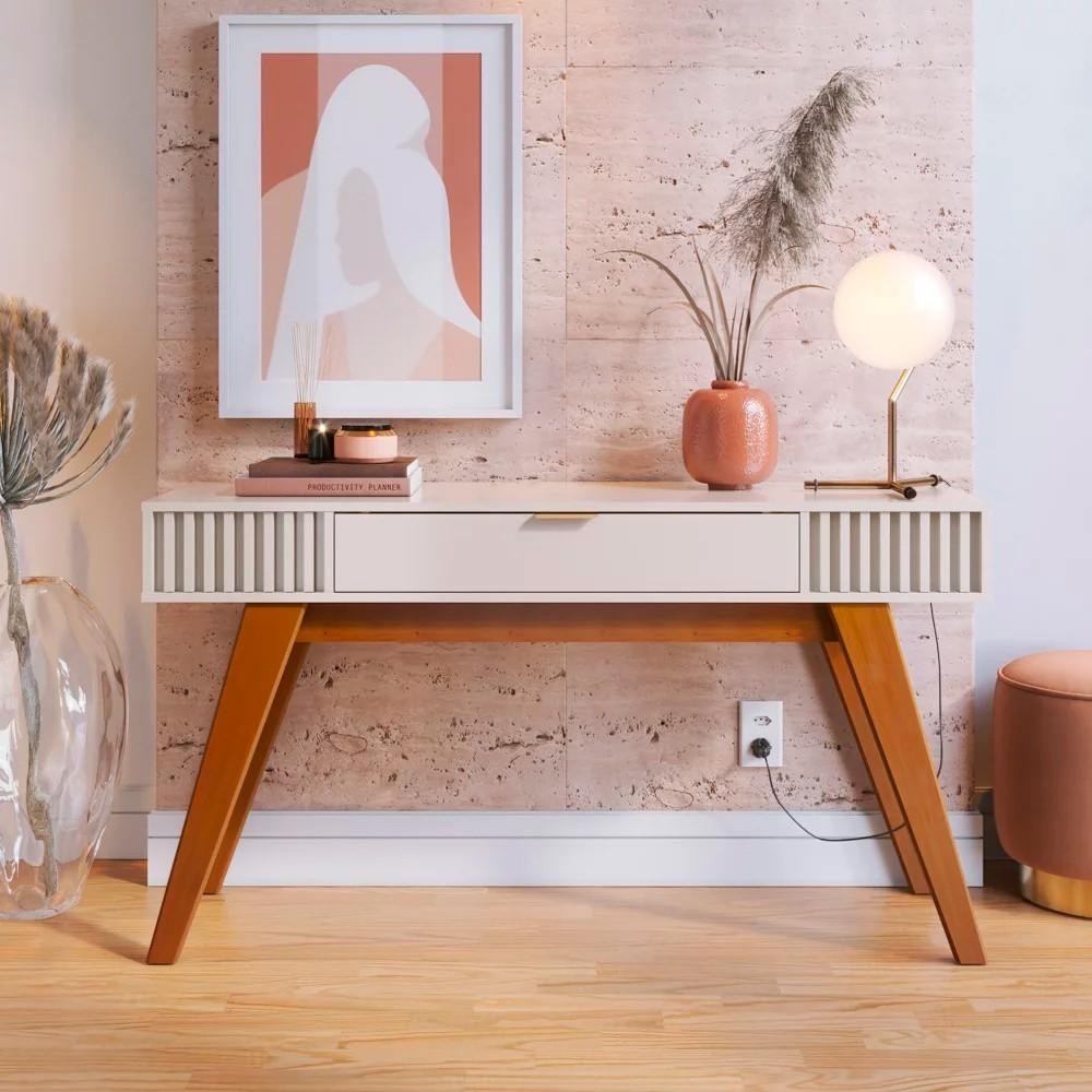 Aparador Para Sala de Estar Valerie C05 Off White - Mpozenato - Home & Living